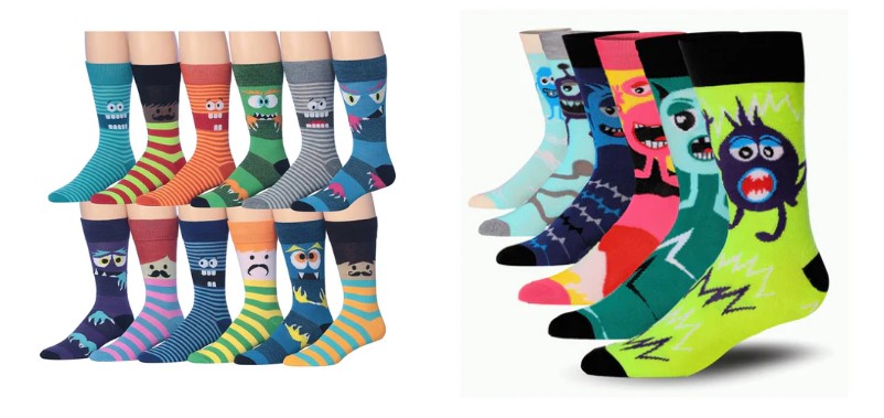 Monster Design Socks