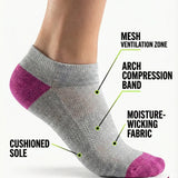 Cushioned Arch Support No Show Athletic Sport Socks - 12 Pairs