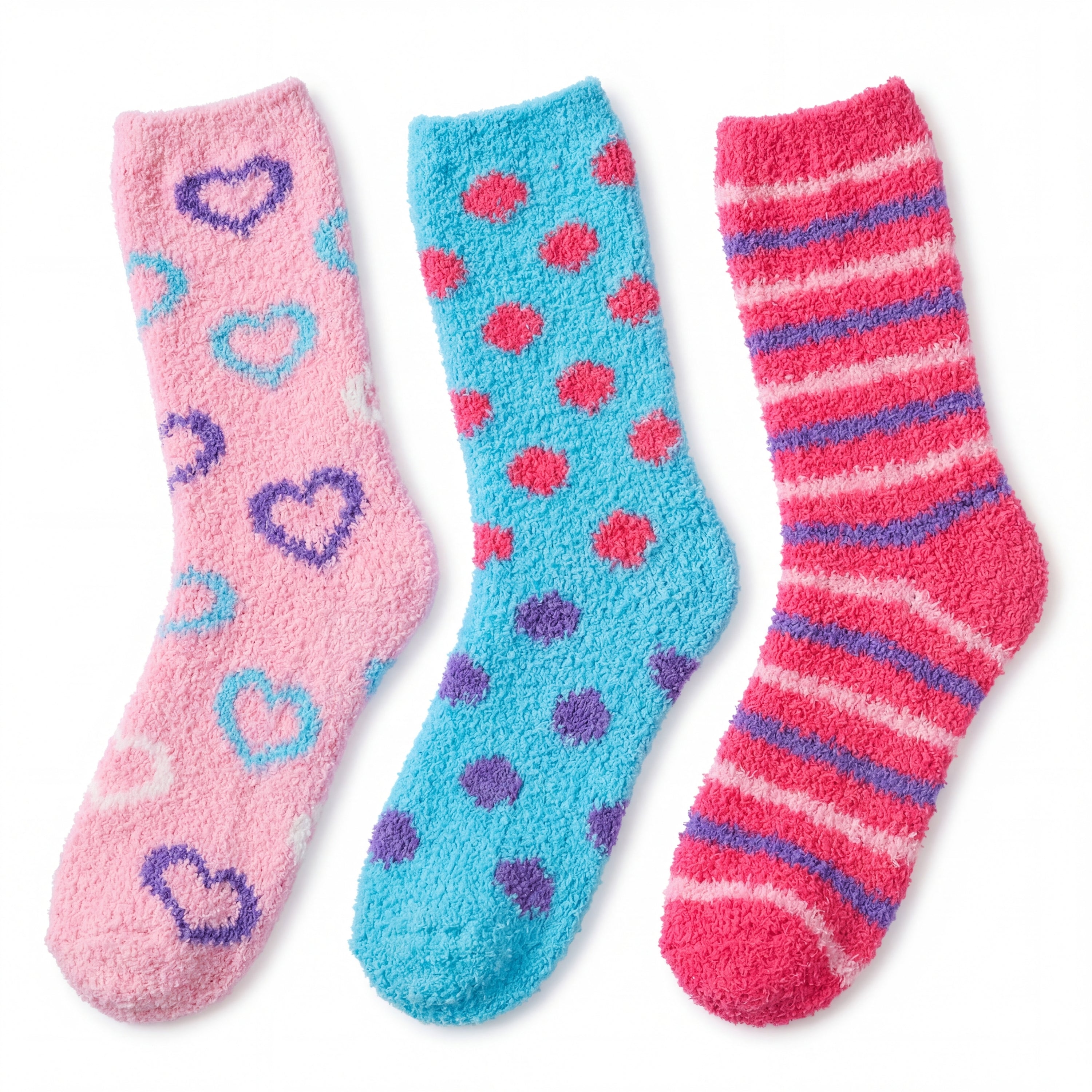 Valentine's Fuzzy Socks