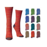 Vintage Colors Women's Plus Size Socks - 12 Pairs