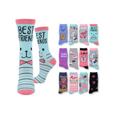 Women's Animal Socks - 12 Pairs