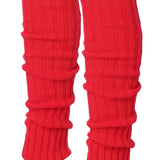 Women's Red Leg Warmers