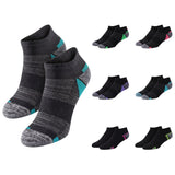 Men's Low Cut Multicolor Splash Sports Socks - 6 Pairs
