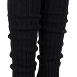 Women's Midnight Black Leg Warmers