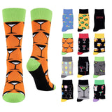Men's Cocktails & Beer Socks  - 12 Pairs