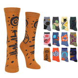 Colorful Abstract Socks - 12 Pairs