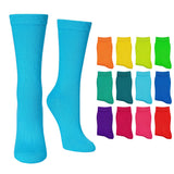 Multi-Color Crew Socks - 12 Pairs