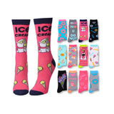 Pink & Blue Socks - 12 Pairs