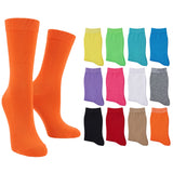 Multi Colored Crew Socks - 12 Pairs
