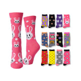 Cute Animal Emoji Socks - 12 Pairs
