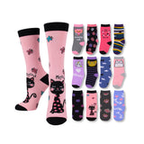 Eclectic Vibes Pattern Socks - 12 Pairs