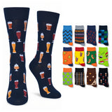 Men's Food Socks - 12 Pairs