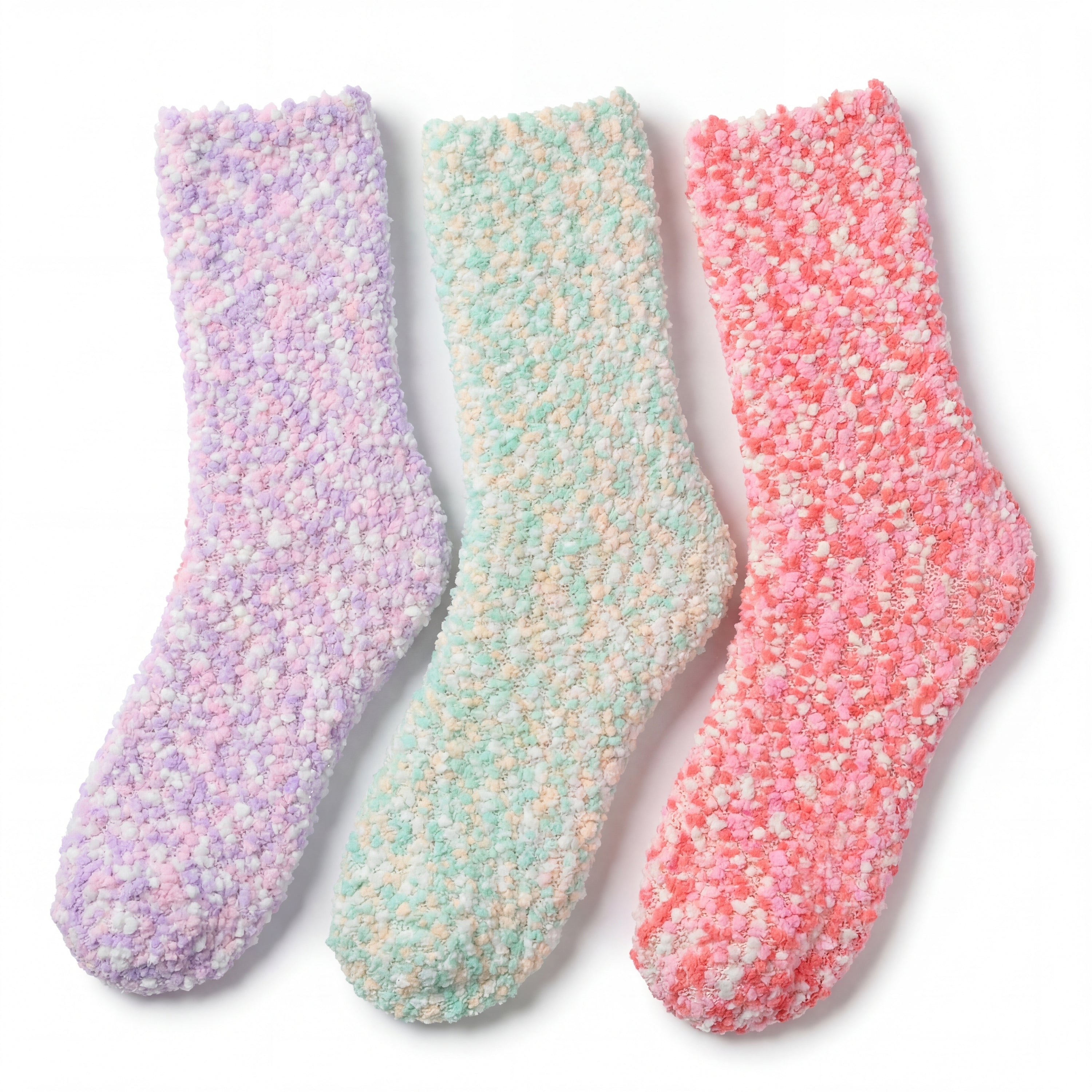 Lavender Fuzzy Socks