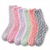 Pastel Paradise Fuzzy Socks