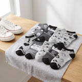 Cat Madness Mauve Low Cut Socks - 10 Pairs