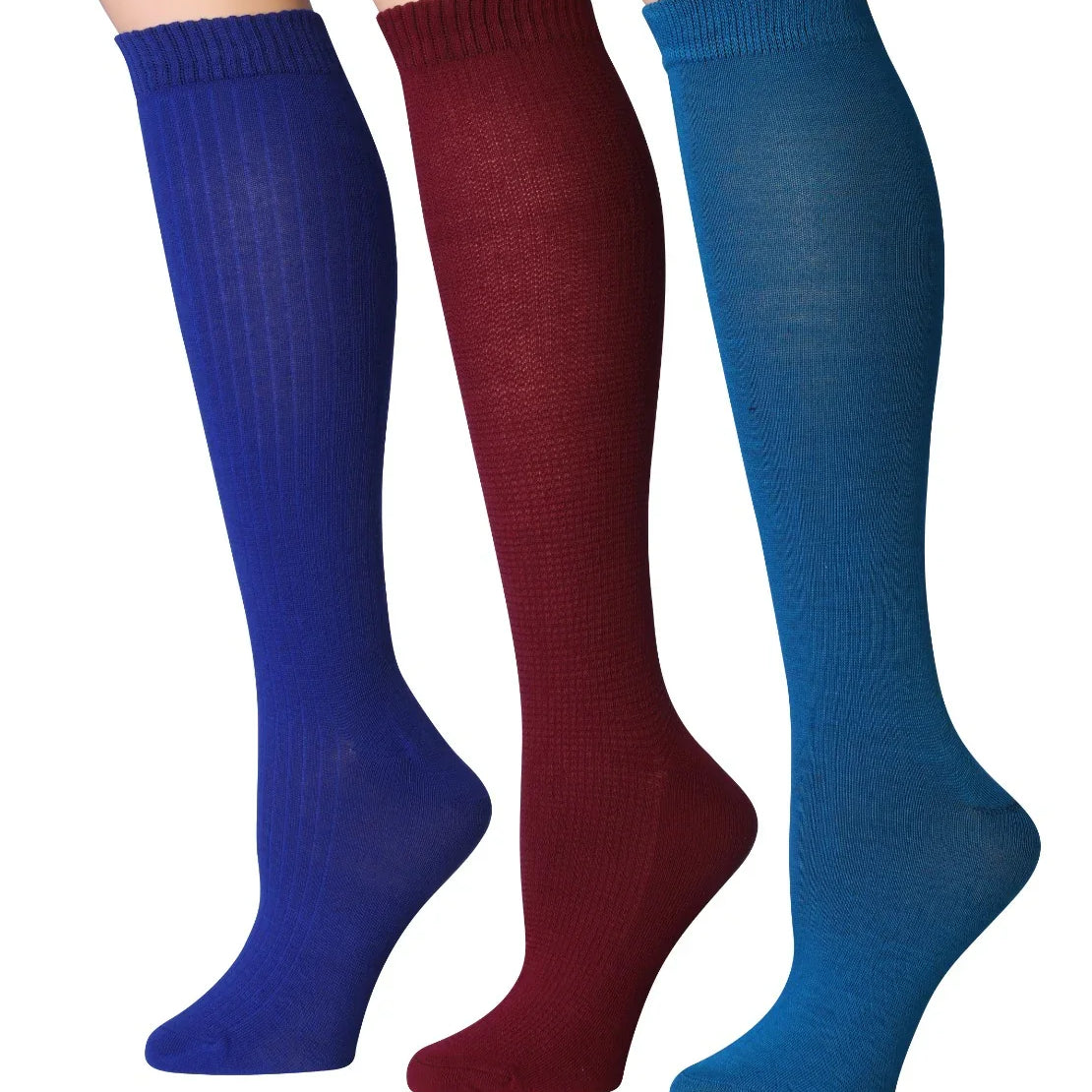 Women's Solid Color Knee High Socks
