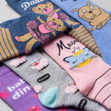 Women's Animal Socks - 12 Pairs