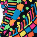 Colorblock PaintSplash Crew Socks - 12 Pairs