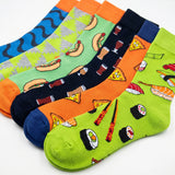 Men's Food Socks - 12 Pairs