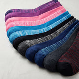 Colorful Solid & Space Dye Pattern Socks