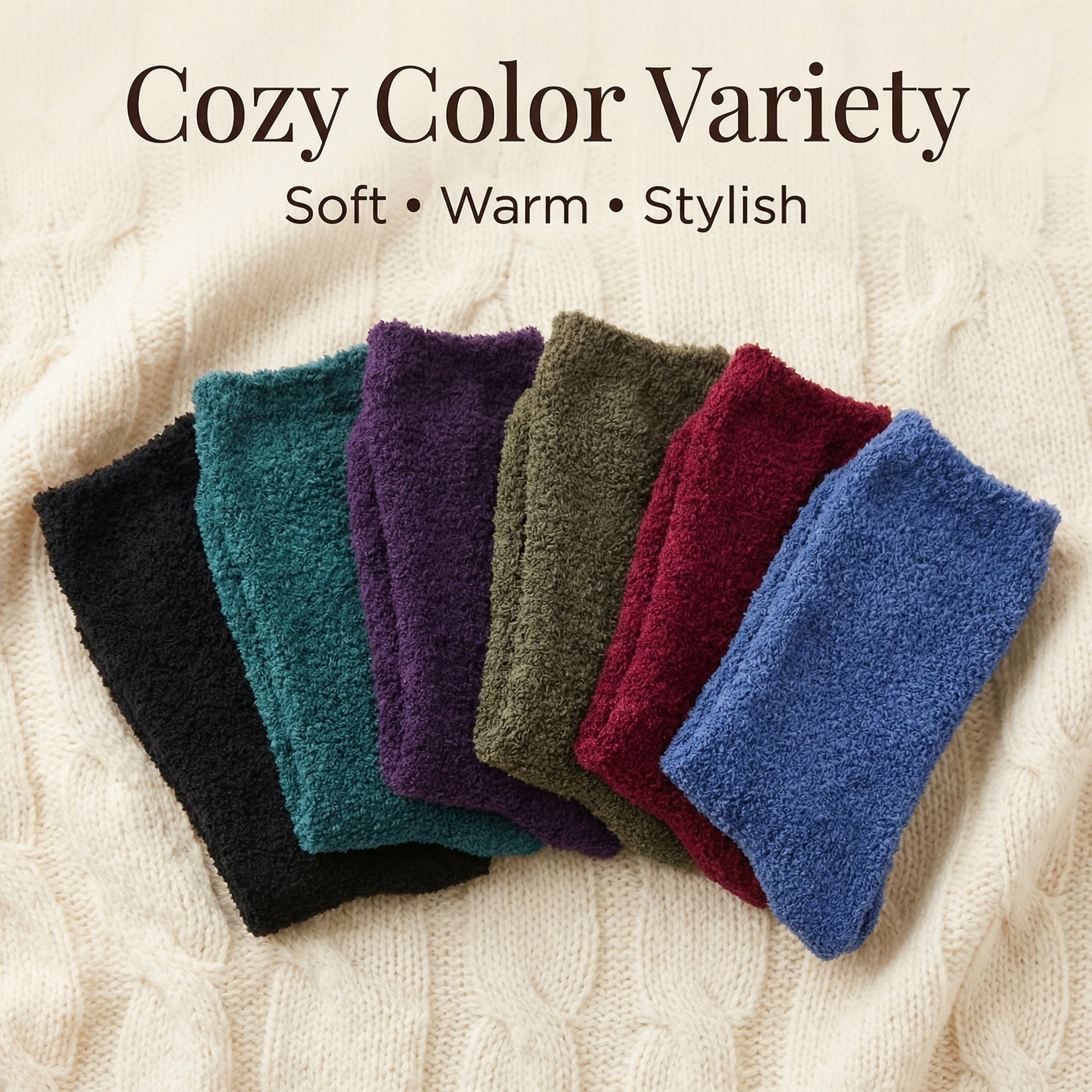 Women's Aura Fuzzy Socks