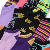 Women's Colorful Vibrant Low Cut Socks - 20 Pairs