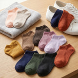 Solid Pink Earthy Brown No Show Socks - 20 Pairs