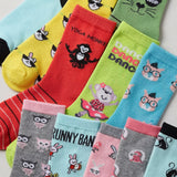 Women's Rabbit & Monkey Socks - 12 Pairs