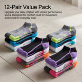 Men's Low Cut Classic Colors Sports Socks - 12 Pairs