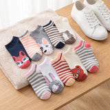 Women's Critter Colorful Low Cut Socks - 20 Pairs
