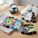 Penguin & Panda Ankle Socks - 20 Pairs