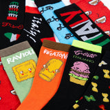 Italy Inspired Dreams Pattern Socks - 12 Pairs