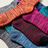 Colorful Work Fashion Crew Socks - 12 Pairs
