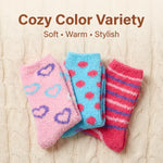 Valentine's Fuzzy Socks for Women