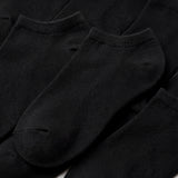 Women's Plain Black Low Cut Socks - 20 Pairs