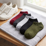 Men's Dark Tone No Show Socks - 20 Pairs