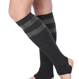 Tipi Toe Women Stirrup Socks - Lightweight Girl's Toeless Socks Knee High - Stretchable Women's Stockings Workout socks