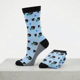 Colorful Women's Dog Socks - 12 Pairs