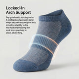 Men's Low Cut Shapes Striped Sports Socks - 12 Pairs