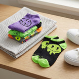 Multicolor Funny Emoji No Show Socks - 20 Pairs
