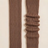 Women's Deep Brown Leg Warmers