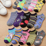 Women's Midnight Colorful Low Cut Socks - 20 Pairs