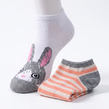Women's Critter Colorful Low Cut Socks - 20 Pairs