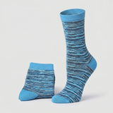 Colorful Work Fashion Crew Socks - 12 Pairs