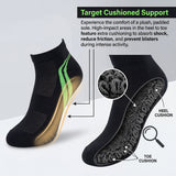Men's Low Cut Dynamic Double Stripes Sports Socks - 12 Pairs
