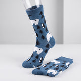 Women's Penguin Snowflake Polar Bear Ski Crew Socks - 12 Pairs