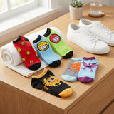 Monster Mashup Smiling No Show Socks - 20 Pairs