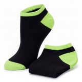 Women's 10 Pairs Multicolor Neon Contrast Pattern For Vibrant Style Low Cut