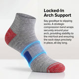 Men's Low Cut Athletic Mini Stripes Sports Socks - 12 Pairs