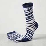 Women's Zebra Striped Socks - 12 Pairs